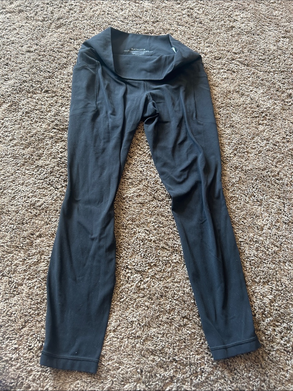 Athleta Black High-Waist Performance Leggings